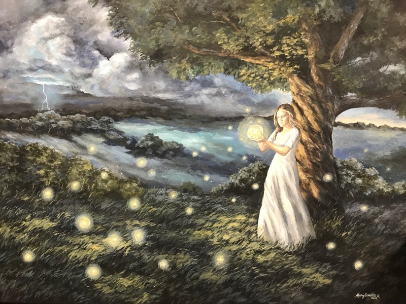 storm portrait landscape oil painting